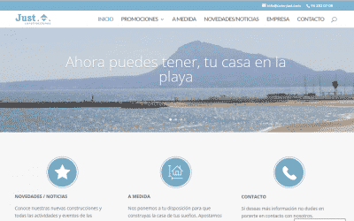 Construcciones Just SA estrena nueva web