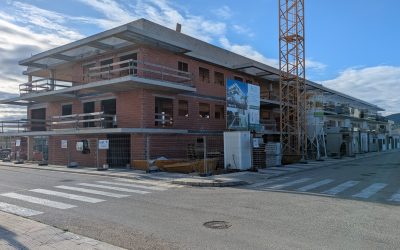 Avanzan las obras de La Rosa dels Vents Residencial en la playa de Terranova, Oliva